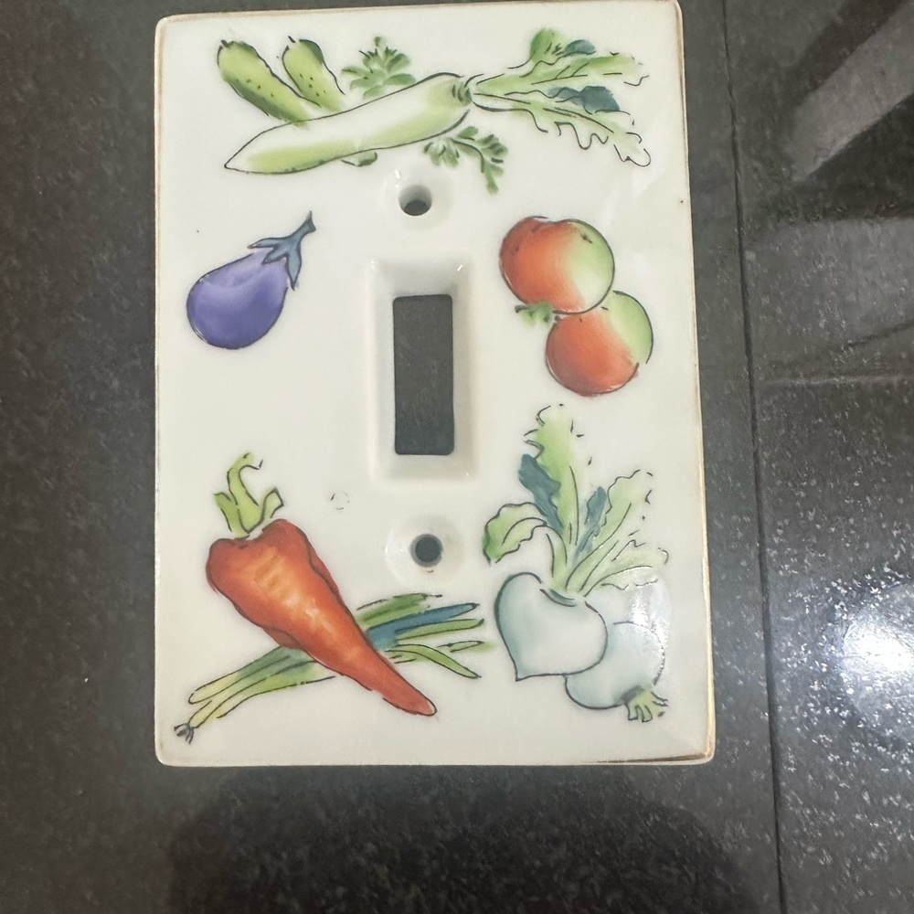 Kelvin bone china vintage Light Switch Cover